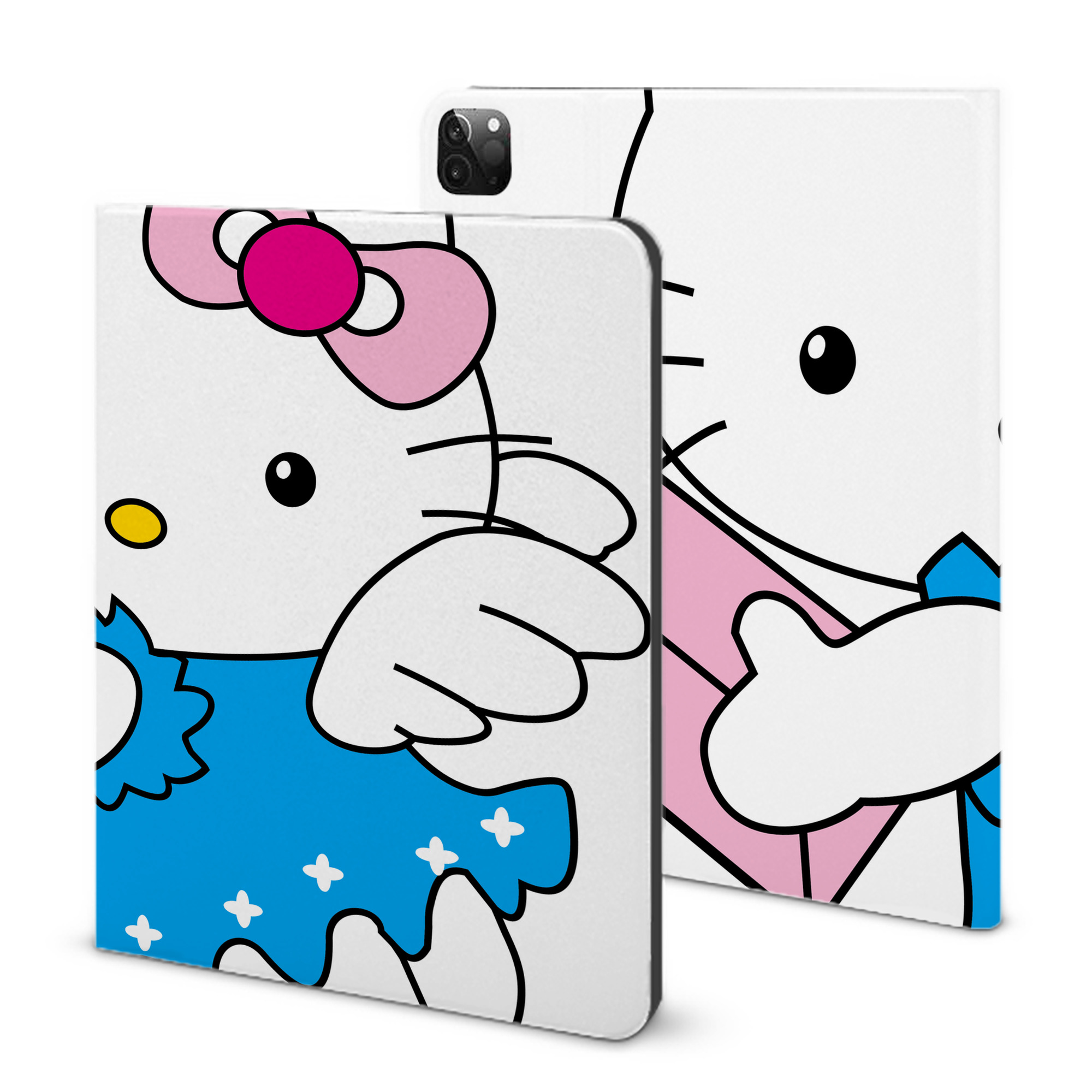 （画像用） Hello Kitty ハローキティ IPadケース ペンホルダー付き ブックスタイルデザイン